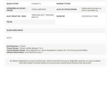 Akbank Paramı İade Etmiyor