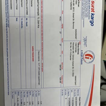 Sürat Kargo Kargonun Dağıtıma Çıkmadan İade Edilmesi