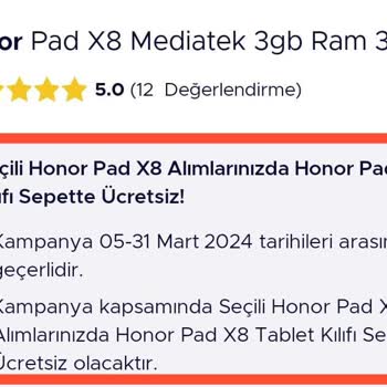 Teknosa'da Kampanya Vaadiyle Satın Alınan Tablette Hediye Kılıf Hayal Kırıklığı