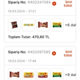 Migros Online Eziyete Dönüştü Siparişlerim Sürekli İptal Ediliyor.