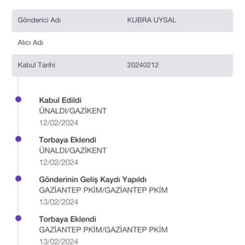 PTT Kargomu Kaybetti