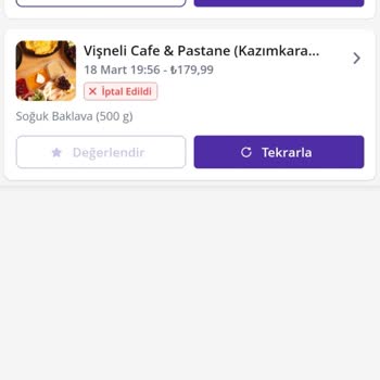 Getir Firması İptal Edilen Ürünün Parasını İade Etmiyor.