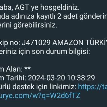 AGT Kurye (aynigunteslim.com) Kargo Teslim Edilmediği Halde Teslim Edildi Görünüyor.