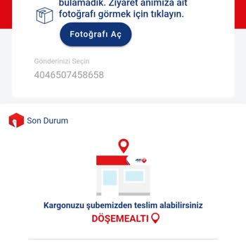 Aras Kargo Pos Cihazında Şifre Girme Olmadığı İçin Kargomu Teslim Etmedi.