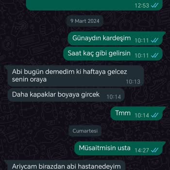 Armut Uygulama Üzerinden Anlaştığımız İşin Yapılmaması Şikayeti