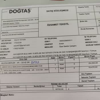 Doğtaş Defolu Ürünü 33 İş Gününde Teslim Edemedi