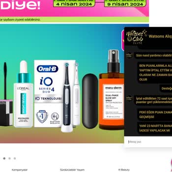 Watsons Puanımı Yedi Ve Geri İade Etmedi