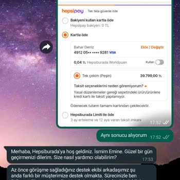 Hepsiburada Premium Worldcard İle Vadedilen Avantajların Sağlanmaması