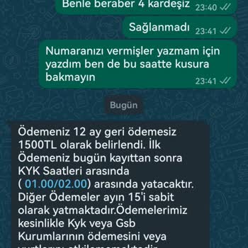 Vehbi Koç Vakfı (Burs Başvurusu) Burs Mesajıyla İlgili Şikayet