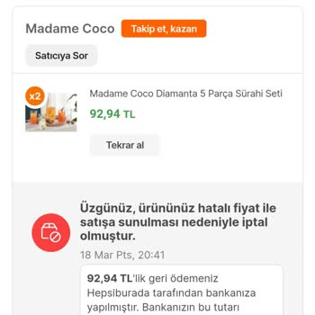 Hepsiburada İnsan Aldatarak Ürün İptali