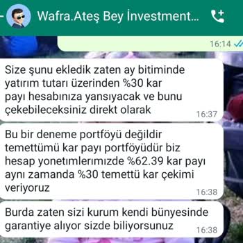 Wafra Investment Wafra Şirketi Kâr Garantili Sözleşme