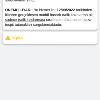 Quick Sigorta Hasar Durumu Açık