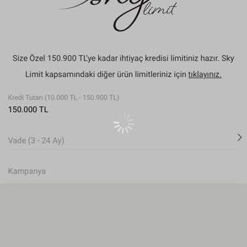 VakıfBank Sky Limit Cevap Alamıyorum.