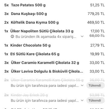 Yemeksepeti Para İademi Yapmıyor