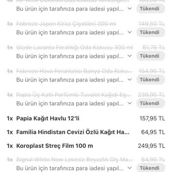 Yemeksepeti Para İademi Yapmıyor