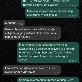 Keikei Ürün İadesi Kabul Edilmeyişi