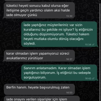 Keikei Ürün İadesi Kabul Edilmeyişi