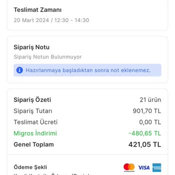 Migros'un Müşteri Mağduriyeti