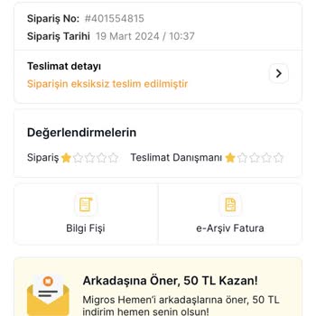 Migros Hemen Sepette İndirim Yalanı