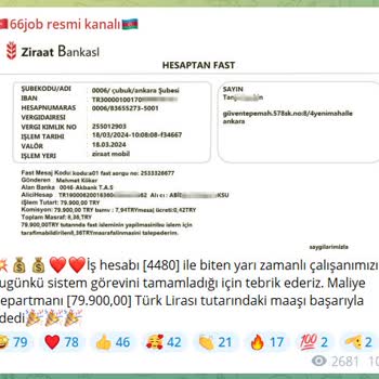 WhatsApp 66JOB E- Satın Alma Platformuna Dikkat
