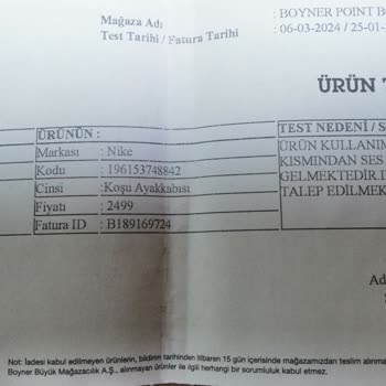 Nike Firmasının Sorumsuzluğu Ve Hatalı Ürün Satışı