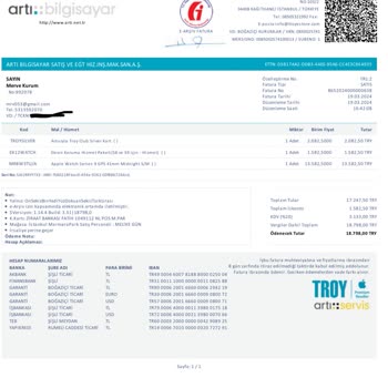 Troy Apple Premium Partner Marmara Park Ürün Fiyat Sorunu