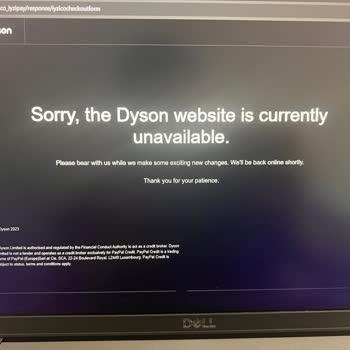 Dyson.com Sipariş Sorunu