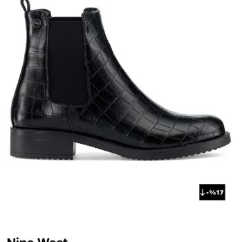 Nine West 5 Kere Giyilen Kadın Bot Katlama Yerinden Yırtıldı.