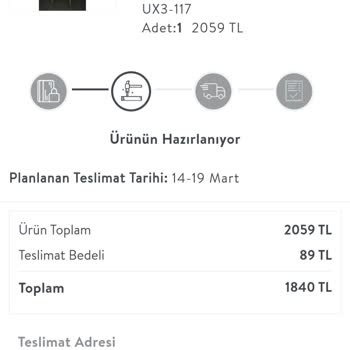 Vivense Sipariş Gönderim Sorunu