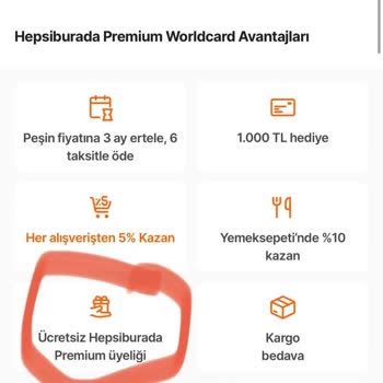 Hepsiburada Ücretsiz Premium Vaadine 29.90 TL Aldı