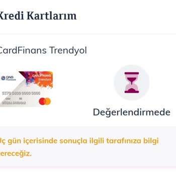 QNB Finansbank Kredi Kartı Başvurusu Değerlendirme Aşaması
