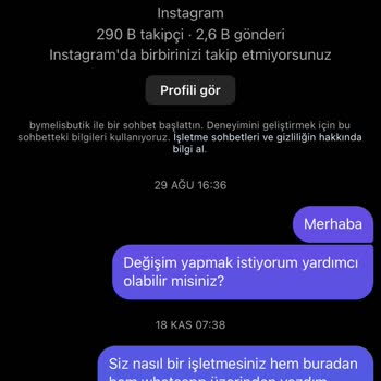 By Melis Butik Muhatap Birisi Yok Mesajlara Bakmıyorlar