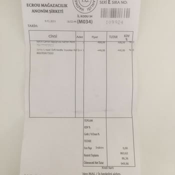 Ecrou Ücret İadesi Yapmıyor