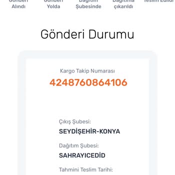 Aras Kargo Sahrayıcedit Şube Ürünü Teslim Etmiyor Saçma Bahaneler