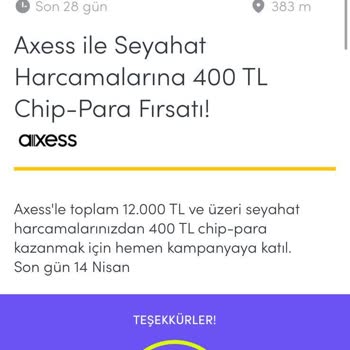 Akbank Axess Chip Paramı Vermedi!