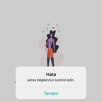 Watsons Siparişte Adres Hatası
