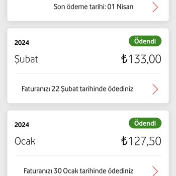 Vodafone'un Fatura Ücretinin Aniden Yükseltmesi