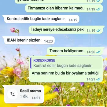 Kodex Korse Yanlış Ürün Gönderimi Ve İade Sürecinde Yaşanan Mağduriyet