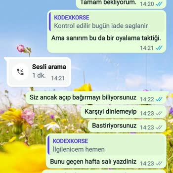 Kodex Korse Yanlış Ürün Gönderimi Ve İade Sürecinde Yaşanan Mağduriyet