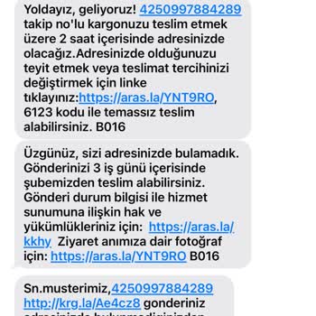 Aras Kargo Van'da Kargo Teslimatı Sorunları