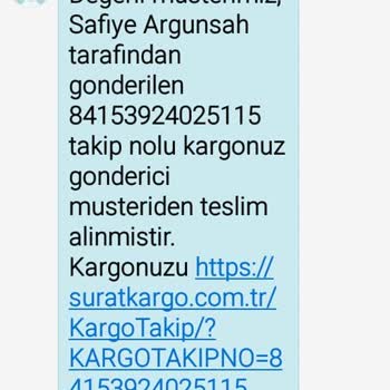 Sürat Kargo Teslim Edilmeyen Kargo Hakkında
