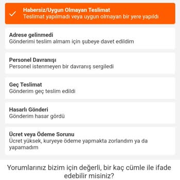 MNG Kargo Kuryenin Keyfi Davranışı