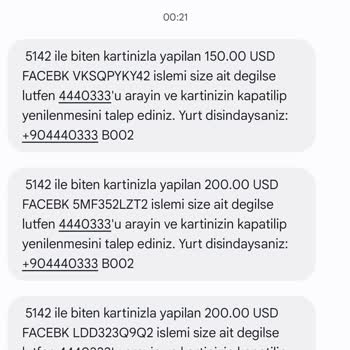 Facebook Garanti Bankası Hesabımdan Haberim Olmadan Çekim Yaptı