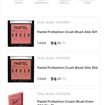 Pastel Kozmetik Pastel Blush Üründen Kıl Çıkması