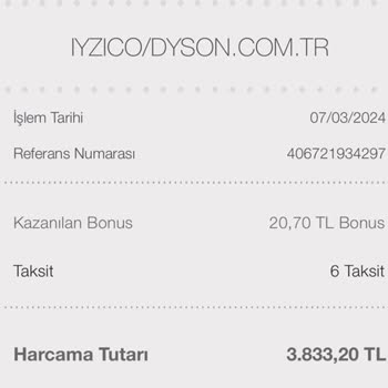 Dyson V12 Siparişim Gelmiyor