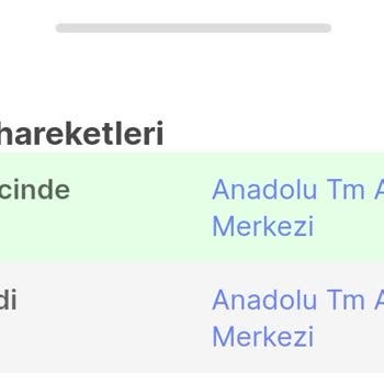 Hepsijet Ve Anadolu TM Aktarım Merkezi