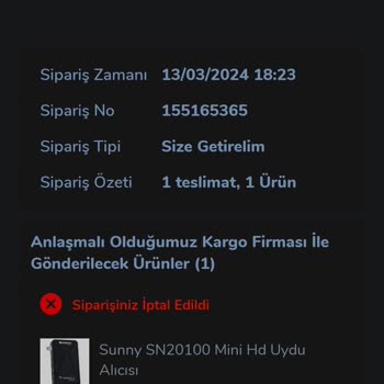Carrefour SA Tek Taraflı İptal Mağduriyeti