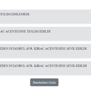 Kuryenet Teslimat Yapılmıyor!