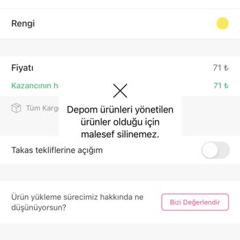 Gardrops Uygulamasında Mağduriyet Yaşıyorum