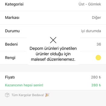 Gardrops Uygulamasında Mağduriyet Yaşıyorum